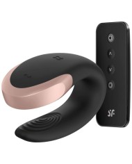 SATISFYER APP DOUBLE LOVE VIBRADOR PAREJAS LUXURY NEGRO