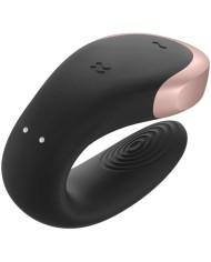 SATISFYER APP DOUBLE LOVE VIBRADOR PAREJAS LUXURY NEGRO