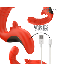 INTENSE PAULINA VIBRADOR ESTIMULADOR EN FORMA DE U ROJO