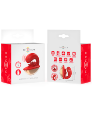 INTENSE MARIAH VIBRADOR ESTIMULADOR EN FORMA DE U 10 VIBRACIONES ROJO