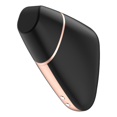 SATISFYER LOVE TRIANGLE ESTIMULADOR Y VIBRADOR NEGRO