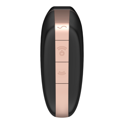 SATISFYER LOVE TRIANGLE ESTIMULADOR Y VIBRADOR NEGRO
