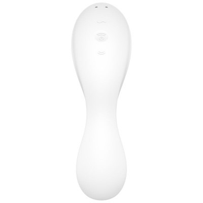 SATISFYER CURVY TRINITY 5 ESTIMULADOR Y VIBRADOR APP BLANCO