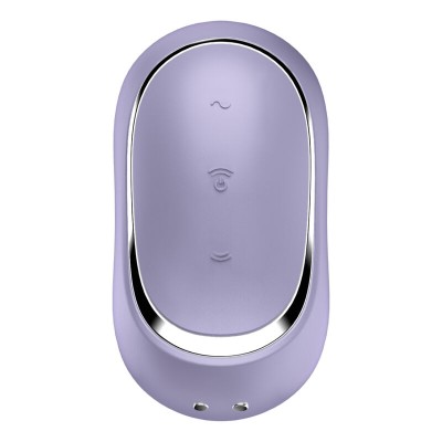 SATISFYER PRO TO GO 2 ESTIMULADOR Y VIBRADOR DOBLE VIOLETA