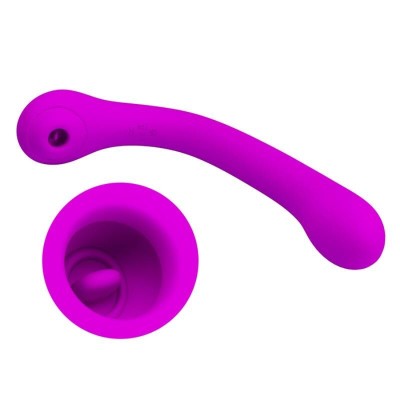 PRETTY LOVE ALEX VIBRADOR Y SUCCIONADOR DE CLITORIS LILA