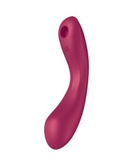 SATISFYER CURVE TRINITY 1 AIR PULSE VIBRATION ROJO