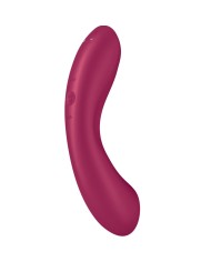 SATISFYER CURVE TRINITY 1 AIR PULSE VIBRATION ROJO