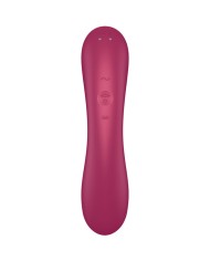 SATISFYER CURVE TRINITY 1 AIR PULSE VIBRATION ROJO