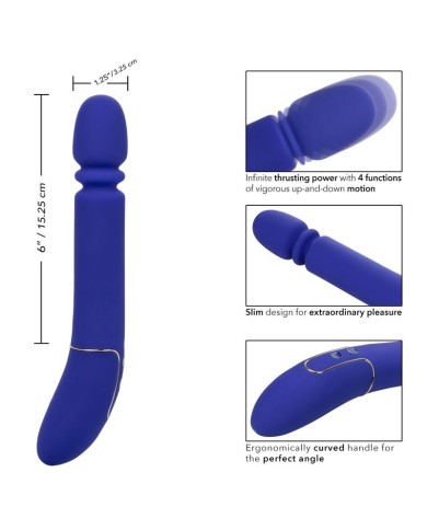 CALEXOTICS SHAMELESS SLIM THUMPER MASAJEADOR AZUL CALEXOTICS SHAMELESS SLIM THUMPER MASAJEADOR AZUL