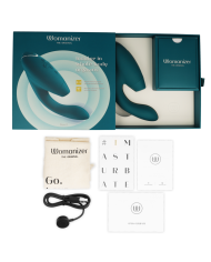 WOMANIZER DUO 2 ESTIMULADOR AZUL PETROLEO