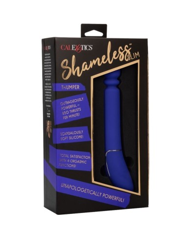 CALEXOTICS SHAMELESS SLIM THUMPER MASAJEADOR AZUL CALEXOTICS SHAMELESS SLIM THUMPER MASAJEADOR AZUL