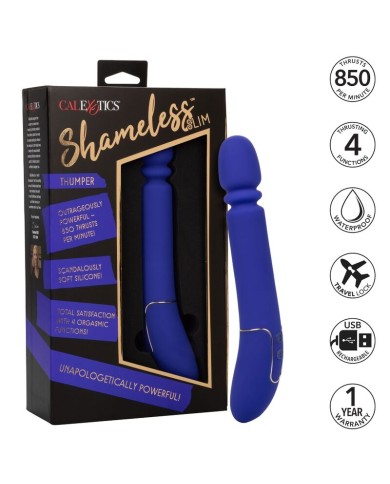 CALEXOTICS SHAMELESS SLIM THUMPER MASAJEADOR AZUL CALEXOTICS SHAMELESS SLIM THUMPER MASAJEADOR AZUL