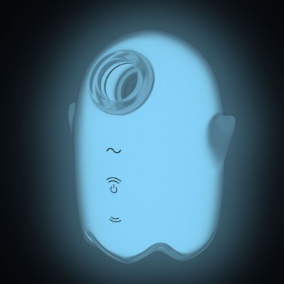 SATISFYER GLOWING GHOST AIR PULSE VIBRADOR BLANCO