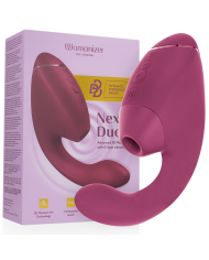 WOMANIZER DUO NEXT ESTIMULADOR VIBRADOR DUAL CLITORIS PUNTOG ROSA