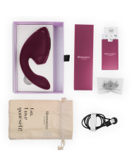 WOMANIZER DUO NEXT ESTIMULADOR VIBRADOR DUAL CLITORIS PUNTOG ROSA