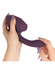 WOMANIZER DUO NEXT ESTIMULADOR VIBRADOR DUAL CLITORIS PUNTOG MORADO