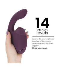 WOMANIZER DUO NEXT ESTIMULADOR VIBRADOR DUAL CLITORIS PUNTOG MORADO