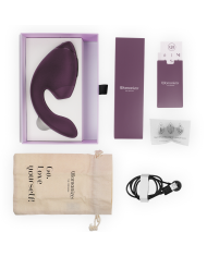 WOMANIZER DUO NEXT ESTIMULADOR VIBRADOR DUAL CLITORIS PUNTOG MORADO