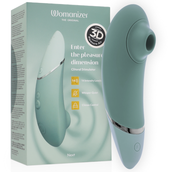 WOMANIZER NEXT ESTIMULADOR DE CLITORIS VERDE CLARO
