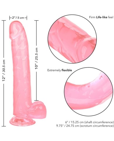 CALEXOTICS SIZE QUEEN DILDO ROSA 255 CM CALEXOTICS SIZE QUEEN DILDO ROSA 255 CM