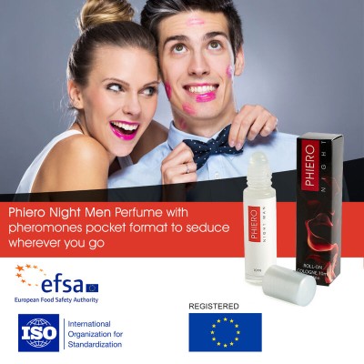 500 COSMETICS PHIERO NIGHT MAN PERFUME FEROMONAS HOMBRE CON ROLL ON