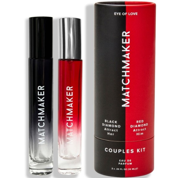 EYE OF LOVE MATCHMAKER 2PC FEROMONAS SET COUPLES KIT PARA EL Y ELLA 20 ML