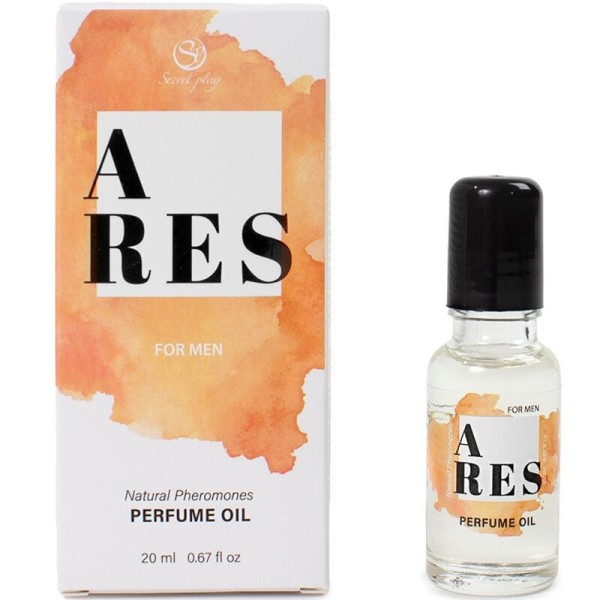 SECRETPLAY ARES PERFUME NATURAL FEROMONAS EN ACEITE PARA HOMBRE 20 ML