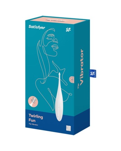 SATISFYER TWIRLING FUN ESTIMULADOR CLITORIS BLANCO SATISFYER TWIRLING FUN ESTIMULADOR CLITORIS BLANCO
