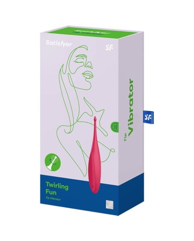 SATISFYER TWIRLING FUN ESTIMULADOR CLITORIS ROJO SATISFYER TWIRLING FUN ESTIMULADOR CLITORIS ROJO