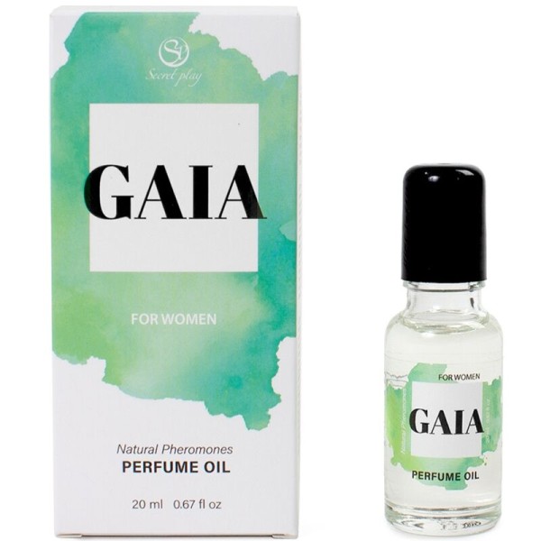 SECRETPLAY GAIA PERFUME NATURAL FEROMONAS EN ACEITE PARA MUJER 20 ML