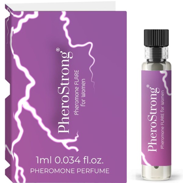 PHEROSTRONG FLARE PERFUME CON FEROMONAS PARA MUJER 1 ML
