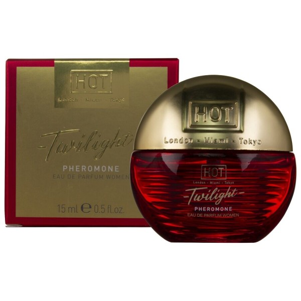 HOT TWILIGHT PERFUME CON FEROMONAS MUJER 15 ML
