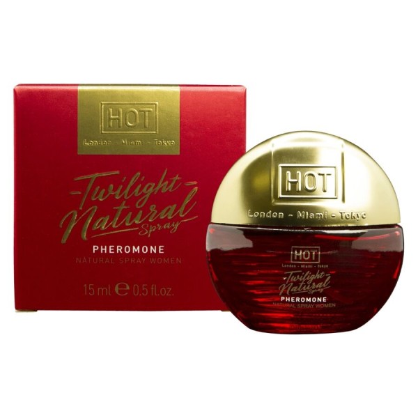 HOT TWILIGHT NATURAL CON FEROMONAS MUJER 15 ML