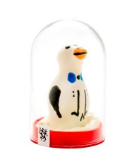 CONDOMERIE PRESERVATIVO DECORATIVO PINTADO A MANO PINGUINO