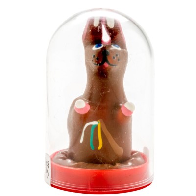 CONDOMERIE PRESERVATIVO DECORATIVO PINTADO A MANO CONEJITO DE PASCUA