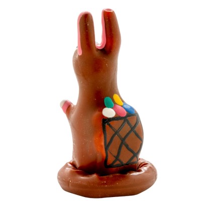 CONDOMERIE PRESERVATIVO DECORATIVO PINTADO A MANO CONEJITO DE PASCUA