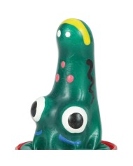 CONDOMERIE PRESERVATIVO DECORATIVO PINTADO A MANO COCODRILO MODELO 1