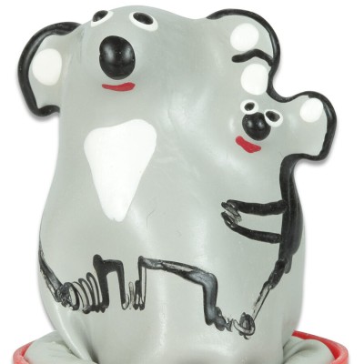 CONDOMERIE PRESERVATIVO DECORATIVO PINTADO A MANO KOALA JOVEN