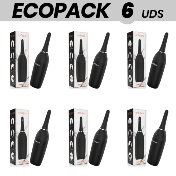 ECOPACK 6 UDS ANBIGUO ULTIMATE LIMPIADOR ANAL AUTOMATICO 5 INTENSIDADESIS