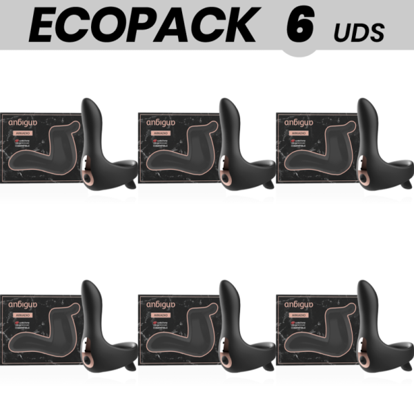 ECOPACK 6 UDS ANBIGUO ARKADIO ESTIMULADOR GLANDE PERINEO COMPATIBLE CON WATCHME WIRELESS TECHNOLOGY