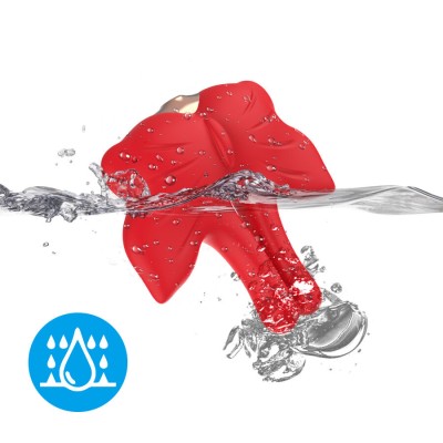 ARMONY PINZAS PARA PEZONES MAGNETICA CON VIBRACION FORMA MARIPOSA ROJO