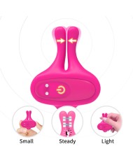 ARMONY PINZAS PARA PEZONES MAGNETICA CON VIBRACION FORMA CONEJO ROSA