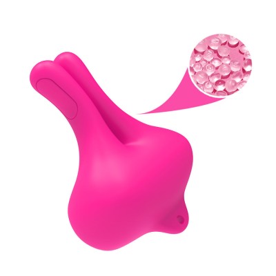 ARMONY PINZAS PARA PEZONES MAGNETICA CON VIBRACION FORMA CONEJO ROSA