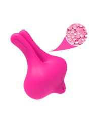 ARMONY PINZAS PARA PEZONES MAGNETICA CON VIBRACION FORMA CONEJO ROSA