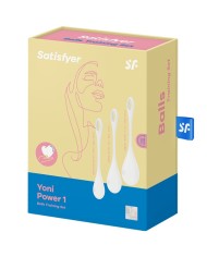 SATISFYER YONI POWER 1 KIT DE ENTRENAMIENTO BLANCO