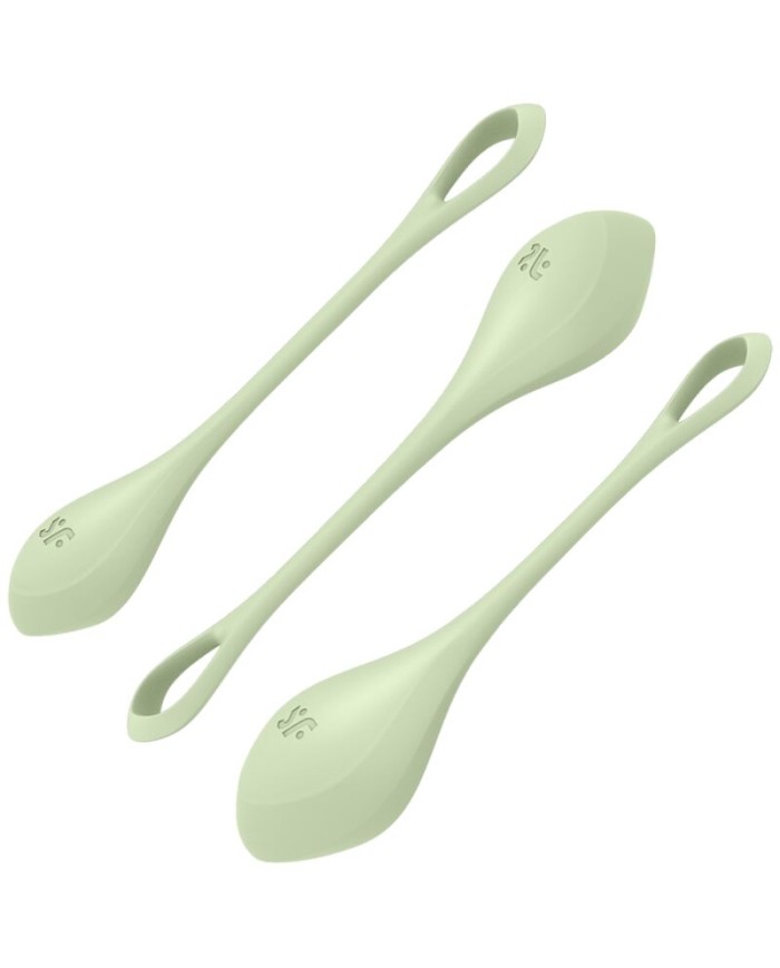 SATISFYER YONI POWER 2 KIT DE ENTRENAMIENTO VERDE