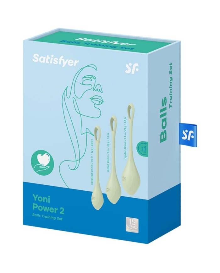 SATISFYER YONI POWER 2 KIT DE ENTRENAMIENTO VERDE