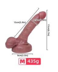 ARMONY DILDO REALISTICO SILICONA LIQUIDA 15 CM