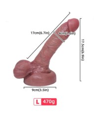 ARMONY DILDO REALISTICO SILICONA LIQUIDA 17 CM