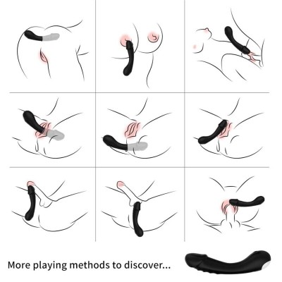 ARMONY DILDO VIBRADOR PUNTO G SILICONA NEGRO